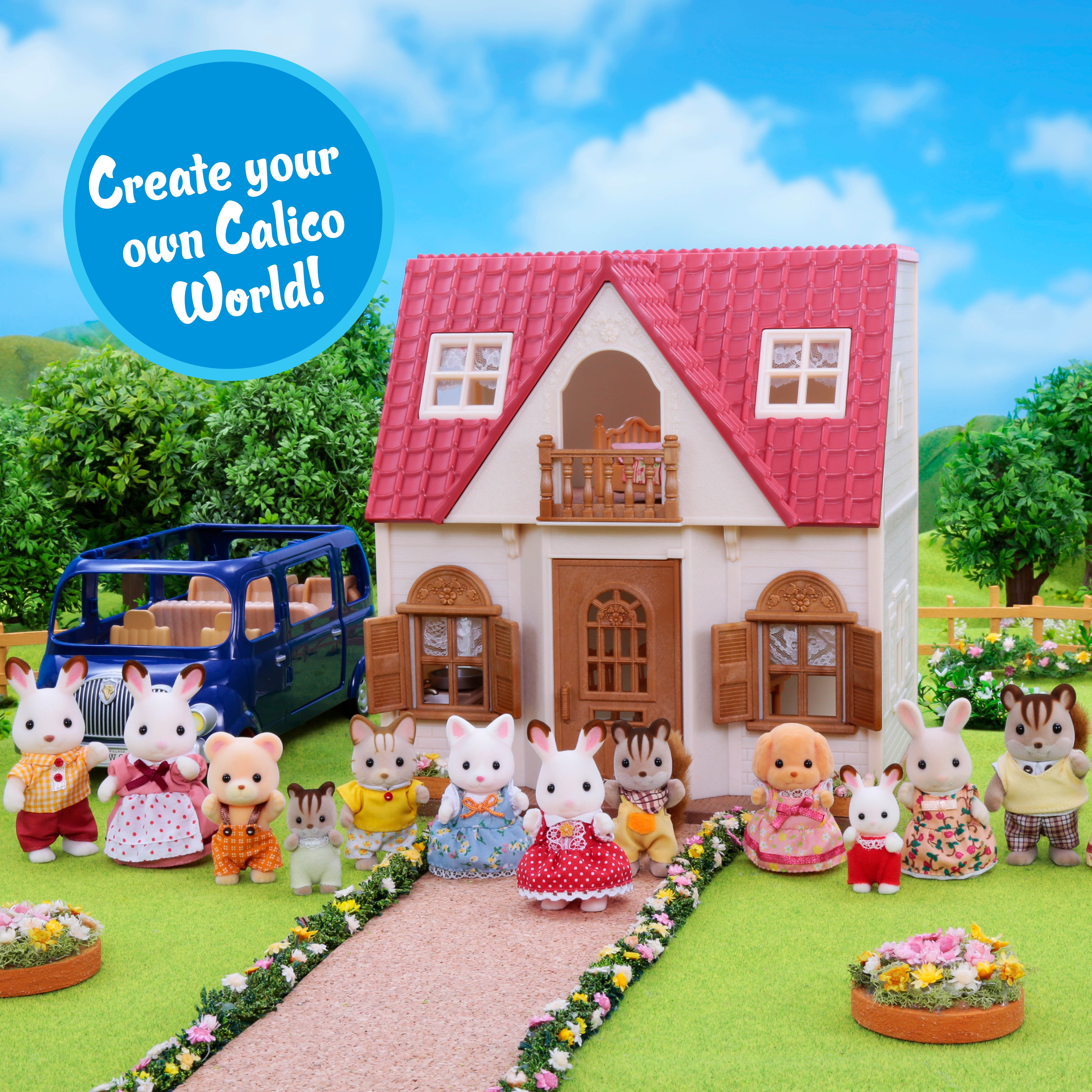 Calico Critters Pony's Hair Stylist Set, Dollhouse Playset with Figure and Accessories