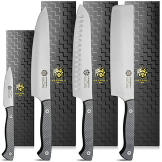  Ayesha Curry Cutlery Japanese Stainless Steel Knife Cooking Knives  Set with Sheaths, 8 Inch Chef Knife, 6 Inch Utility Knife, 3.5 Inch Paring  Knife, Charcoal Gray: Home & Kitchen