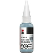 Razzle Dazzle Jacquard Metallic-Silver Marabu Alcohol Ink - Fast Drying For Resin, Polymer Clay, Stone, Leather, Highly Saturated, Extremely Vibrant And Versatile, Acid-Free, Dye-Based, And Transparen