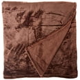 thumbnail image 2 of Elegant Comfort Ultra Super Soft Fleece Plush Luxury Blanket King/Cal King Gold, 2 of 4