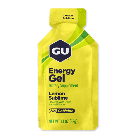 GU Energy, Original Energy Gels, Lemon Sublime - 1 Count