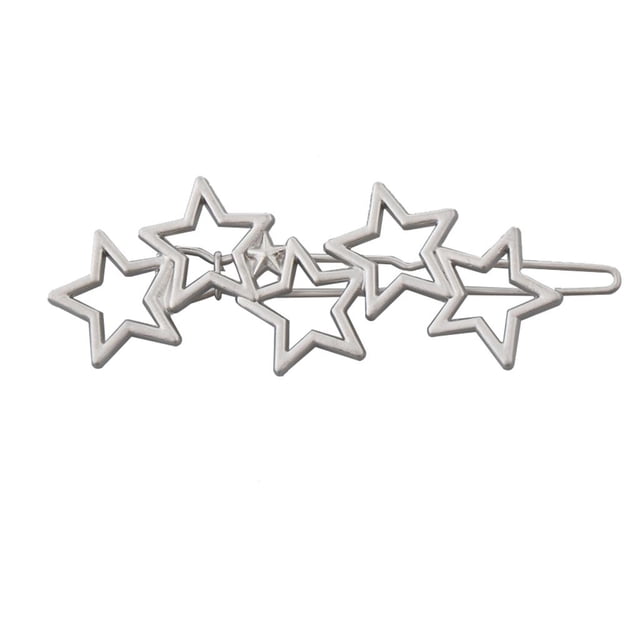 Pinza para el cabello Zulema Estrella Metal Plata