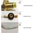 thumbnail image 4 of Yuarrent Válvula adaptadora de estufa, accesorios para máquinas de Gas, cilindro, conector plano, accesorios de junta de llenado, accesorio carpas, 4 of 6