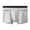 Grey, variant on Joernso Men Seamless Underwear High Waist Patchwork Color Boxer Briefs Zipper Double Pockets U-convex Underpants