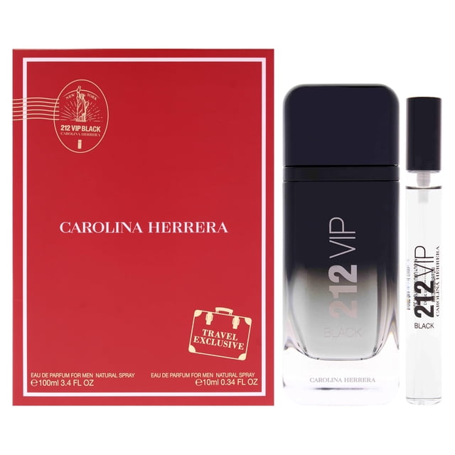 Set de Perfume Carolina Herrera 212 VIP Black para Hombre 110 ml