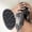 Black, variant on TOOYFUL Hair Scrubber Silicone Scalp Brushes Comfortable Wet and Dry Hair Scalp Massager for Thick Curly Wet and Dry Hair Hotel Dorm Green