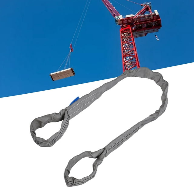 Round Lifting Sling, Wide 85mm Web Slings for Hoisting Equipments 4 Meters