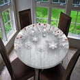 thumbnail image 2 of Christmas Theme Table Cover 3D Print Waterproof Tablecloth Round Dia 47" A A, 2 of 6