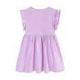 thumbnail image 6 of Bobifish Toddler Girls Dress Ruffle Sleeve Cute Animal Embroidered Vacation Dress Comfortable Everyday Children Girls Dress, 6 of 6
