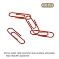 thumbnail image 3 of Unique Bargains Paper Clips 1.1 Inch Vinyl Coated with Box for Office Home Red Count 400, 3 of 6