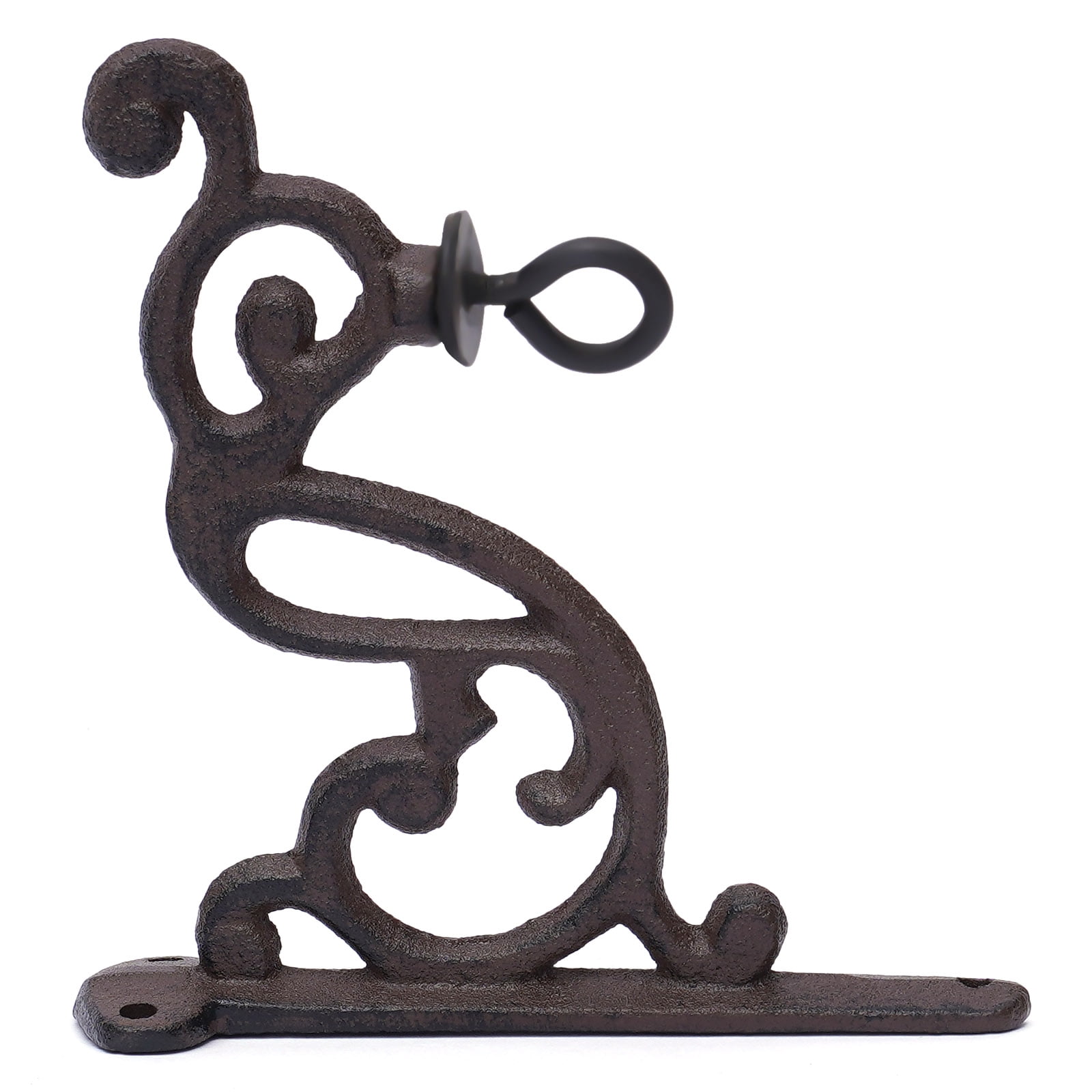 13.5*13.5cm Cast Iron Door Bell Wall Mounted Vintage Faux Bronze Outside Decorative Accent Bells with Practical Rope