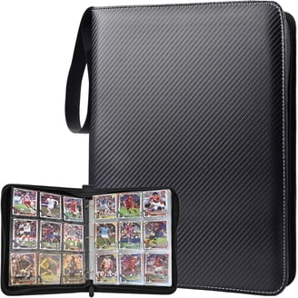 football card binder walmart HBK Football Card Binder, 4 Pocket Trading Cards Binder, 2024 NFL Sports Cards Holder, 400 Capacity Display Case