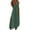 #24-Green Dress, variant on UsYezik Women's Summer Dresses V Neck Strappy Eyelet Embroidery Sleeveless Spring Dresses Hollow Out Flowy A Line Maxi Dress M