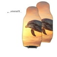 thumbnail image 6 of Pofeuu Sunset Dancing Dolphin A Print Automotive Car Seat Covers Flat Cloth Full Set Seat Covers,Car Seat Covers front seats for Cars Trucks and SUVs(Two packs), 6 of 7