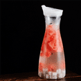 thumbnail image 2 of 4Pcs 1L Plastic Water Carafes with White Flip Tab - Food & Recyclable Shatterproof Pitchers -, 2 of 7