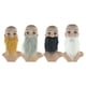 thumbnail image 1 of 4 piezas de bigotes, barbas y bigotes de imitación para disfraz de cosplay, accesorios para fiesta de baile (blanco, negro, gris y marrón), 1 of 7