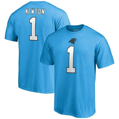 Panthers Cam Newton Cam Newton Carolina Panthers NFL Pro Line by Fanatics Branded Authentic Stack Name & Number T-Shirt - Blue ()