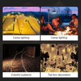 thumbnail image 4 of Tira de lámpara LED para acampada, cinturón de luz reciclable impermeable, decoración de jardín al aire libre, habitación de tienda de campaña, 10M de longitud, 4 of 4