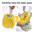 thumbnail image 3 of YIFAEUX 2-in-1 Dog Paw Cleaner Portable Dryer Cup with Absorbent Built-In Towel Machine Washable Pet Foot Washer Paw Cleaning Tool for Mud Dirt Sand Water, 3 of 6