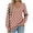 Brown, variant on ModaVoyage Black & White Polka Dot Long Sleeve Blouse – V-Neck Feminine Top (Flowy Fit, Retro-Inspired Design)