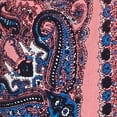 thumbnail image 4 of Lucky Brand Womens Boho Paisley Peasant Top Pink XS, 4 of 4
