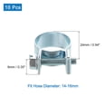 thumbnail image 2 of Unique Bargains 10Pack Mini Fuel Line Pipe Hose Clamp Clip, Adjustable 14-16mm, Zinc Plated, 2 of 5