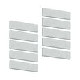 thumbnail image 1 of 10 Pcs Plaquettes de Frein de Vélo d'Exercice pour Plancher Durables Pièces de Rechange Laine de Rechange Blanc, 1 of 10