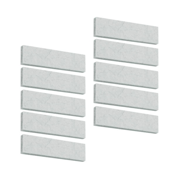10 piezas de equipo de pastillas de freno para bicicleta estática, repuestos directos, suelo profesional duradero, fácil instalación para bicicleta de Blanco DYNWAVEMX Pastilla de freno para bicicleta de fitness