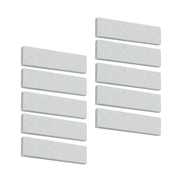 10 Pcs Plaquettes de Frein de Vélo d'Exercice pour Plancher Durables Pièces de Rechange Laine de Rechange Blanc