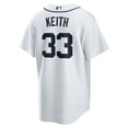 thumbnail image 3 of Men's Nike Colt Keith White Detroit Tigers Home Replica Jersey, 3 of 3