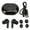Black, variant on YAHHU Translation Earbuds with APP Support 144 Languages Noise Canceling Real Time Translator White