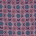 thumbnail image 2 of Zelouf Cynthia Geo Print Crepe , Sewing, DIY, Crafts Fabric by the Yard, 693 Lavndr/pink, 50 Yard, 2 of 2