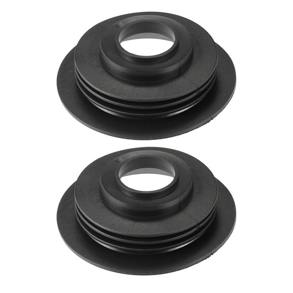 2pcs Universal Car Headlight Dust Cover LED Headlight Dust Cap 1.06''x3.94'' Rubber Dustcover Black