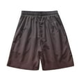 thumbnail image 3 of HOOMEUMY Men's Summer Gradient Color Mesh Lining Swim Trunks Quick Dry Beach Shorts with Pockets Drawstring Brown XXXXXXXXL, 3 of 3
