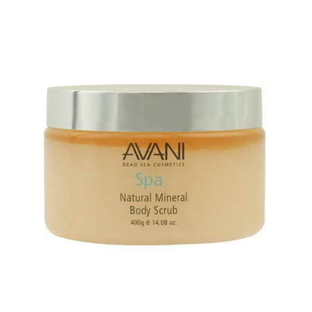 Avani Dead Sea Cosmetics Body Scrub, Milk Honey, 14.08