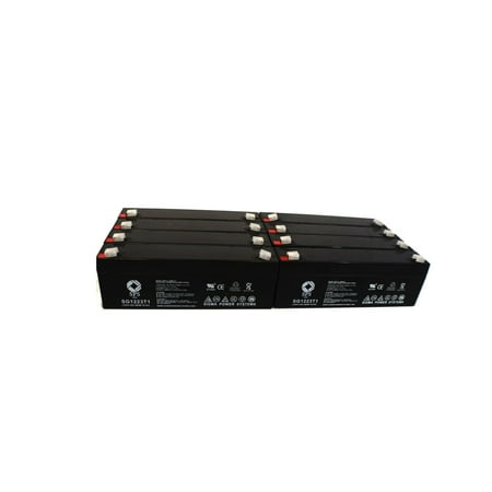 - SPS Brand 12V 2.3 Ah Replacement Battery for Medical Research Labs PORTAPAK 501PBS (8 pack)