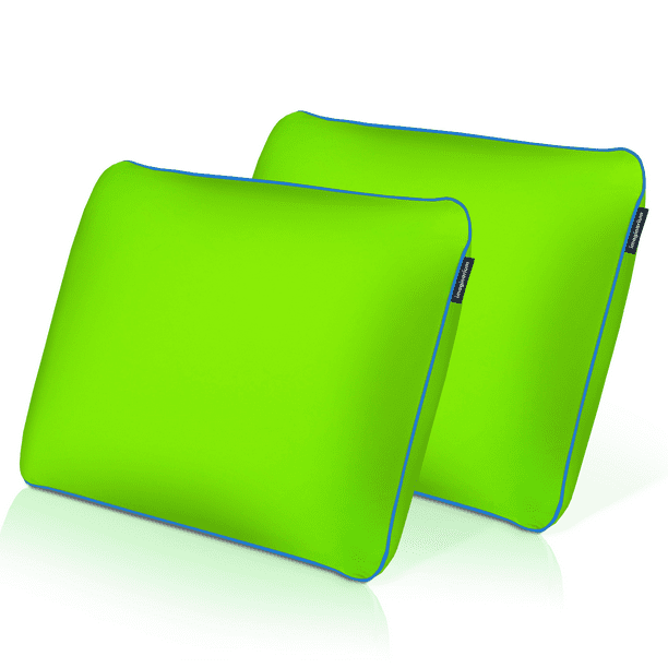 Memory Foam Fun Pillow With CoolToTheTouch Cover Lucky Green (2