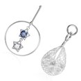 thumbnail image 2 of Pendientes de circón irregulares simples y elegantes a la moda para mujer, 2 of 5