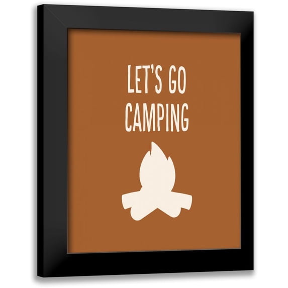 Robinson, Tamara 20x24 Black Modern Framed Museum Art Print Titled - Lets Go Camping