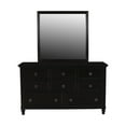 thumbnail image 4 of New Classic Tamarack 4-Piece Wood King Bedroom Set with Chest in Black, 4 of 6