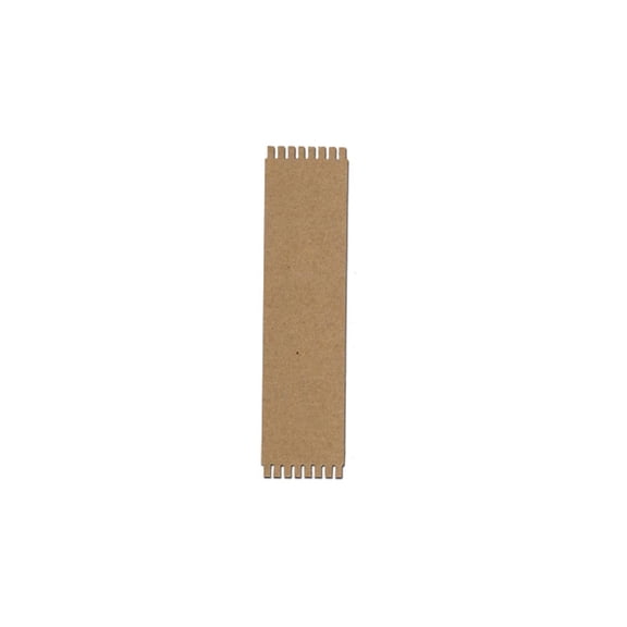 Jack Richeson Wide Notched Chipboard Student Weaving Loom - Gray, Pack 12