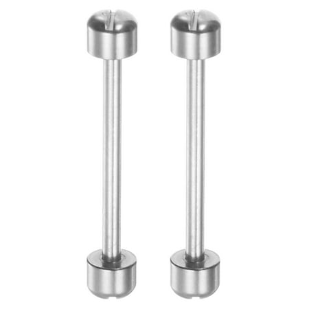 

Uxcell 2pcs Watch Screw Tube Rod 22mm Inner Dia Stainless Steel Watch Strap Pins Silver Tone