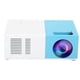 thumbnail image 2 of Proyector LED portátil de 1800 lúmenes, trípode y soporte incluidos, entretenimiento en el hogar, azul y blanco, enchufe estadounidense de 100-240 V, 2 of 8