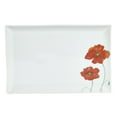 Tabletops Gallery Poppy Rectangular 2 Piece Serving Platters, Floral