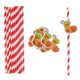 thumbnail image 4 of 10 Piezas Pajas de Beber Novedad Decoración Suministro de Envoltorio Bota naranja perfecl Paja de papel, 4 of 8