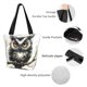 thumbnail image 4 of Fotbe Whimsical Owl On Branch Bolsa de Playa con Estampado, Bolsa de Hombro, Bolsa de Mano Espaciosa, Bolsa de Viaje Ligera, Bolsa de Compras Versátil, 4 of 6