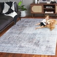 thumbnail image 5 of SAFAVIEH Santa Monica Alice Abstract Polyester Area Rug, Beige/Charcoal, 5' x 8', 5 of 13