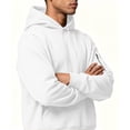 thumbnail image 3 of Luvrsol Men's Hoodies Drawstring Sweatshirt Solid Basic Long Sleeve Pullover Tops S-2XL, 3 of 9
