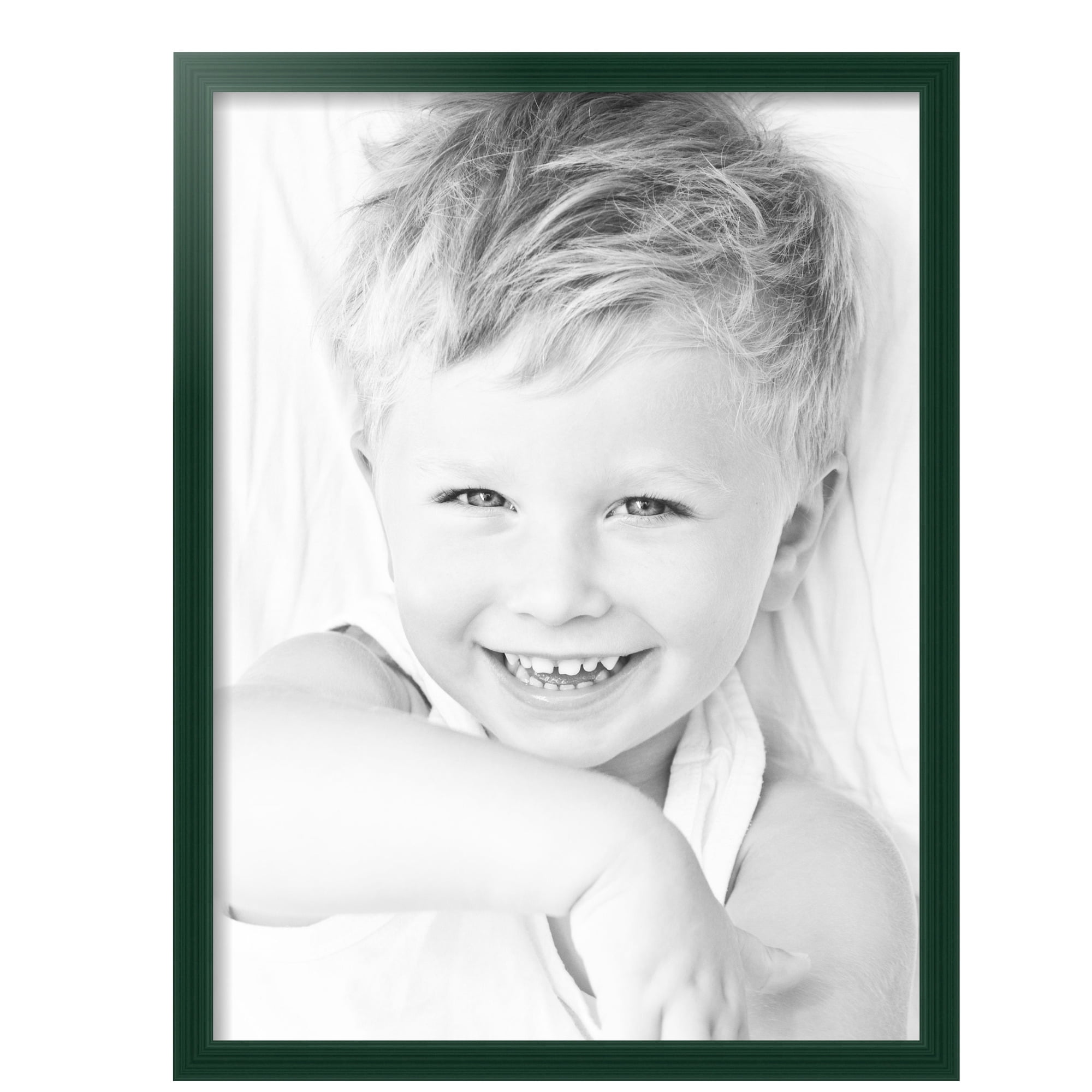 ArtToFrames 18" x 24" Green Picture Frame, 18x24 inch Green Wood Poster Frame (WOM-4157)