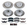 thumbnail image 2 of PowerStop Front and Rear Semi-Coated Rotor and Low-Dust Ceramic Brake Pad Kit SC3166, 2 of 3